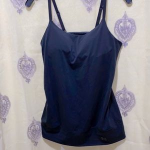 UNDER ARMOR BLACK ATHLETIC BRA TANK SZ M NO TAGS